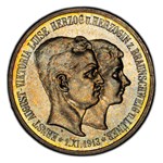 1915-A Germany Silver 5 Mark PR-65 PCGS (Bruns-Wolf)