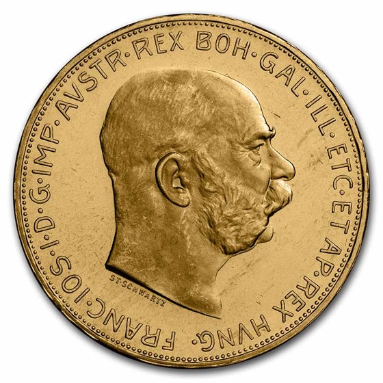 1915 Austria Gold 100 Corona Proof (Restrike) 1915 Austria Gold 100 Corona Proof (Restrike)