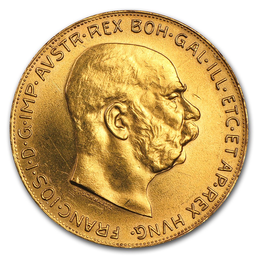 Buy 1915 Austria Gold 100 Coronas (Restrikes, Scruffy) | APMEX