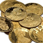 1915 Austria Gold 4 Ducat AU-BU