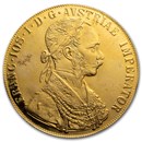 1915 Austria Gold 4 Ducat (Scruffy)