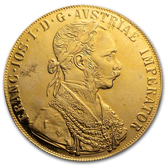 1915 Austria Gold 4 Ducat (Scruffy)