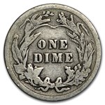 1915 Barber Dime Good/VG