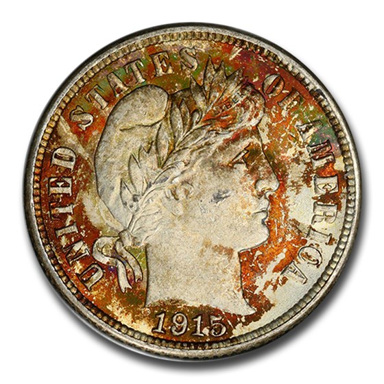 1915 Barber Dime MS-65 PCGS 1915 Barber Dime MS-65 PCGS