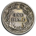 1915 Barber Dime VF