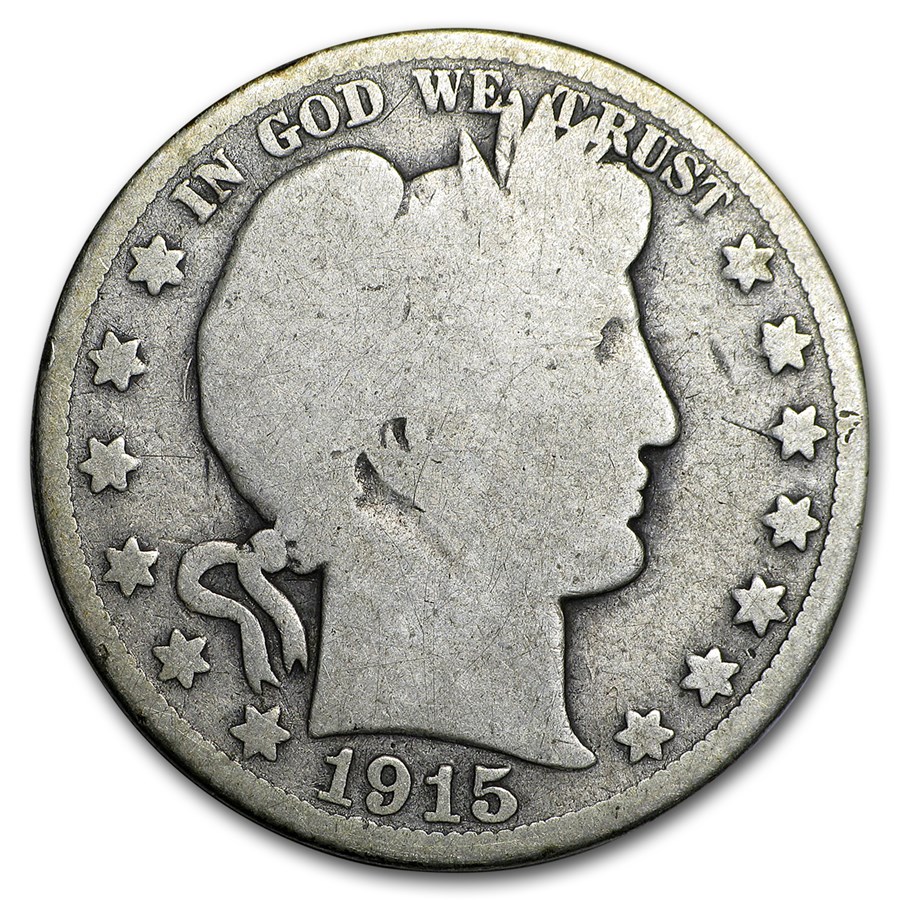 1915 Barber Half Dollar Good