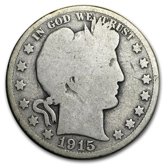 1915 Barber Half Dollar Good 1915 Barber Half Dollar Good