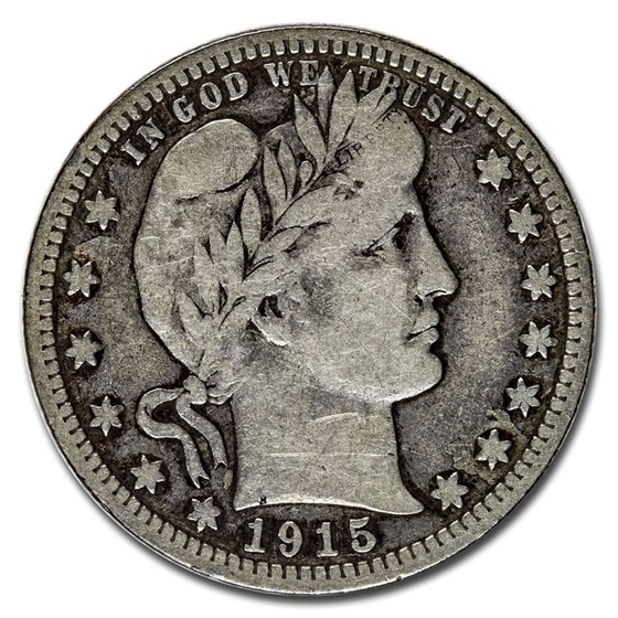 1915 Barber Quarter Fine 1915 Barber Quarter Fine