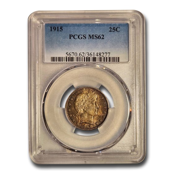1915 Barber Quarter MS-62 PCGS 1915 Barber Quarter MS-62 PCGS
