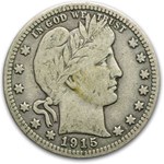 1915 Barber Quarter VF