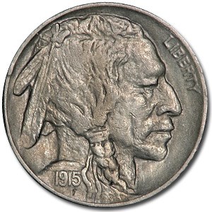 1915 Buffalo Nickel AU