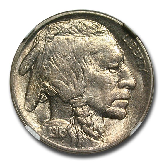 1915 Buffalo Nickel MS-63 NGC 1915 Buffalo Nickel MS-63 NGC