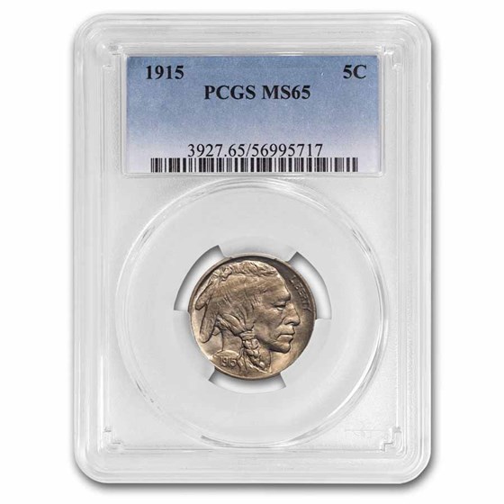 1915 Buffalo Nickel MS-65 PCGS 1915 Buffalo Nickel MS-65 PCGS
