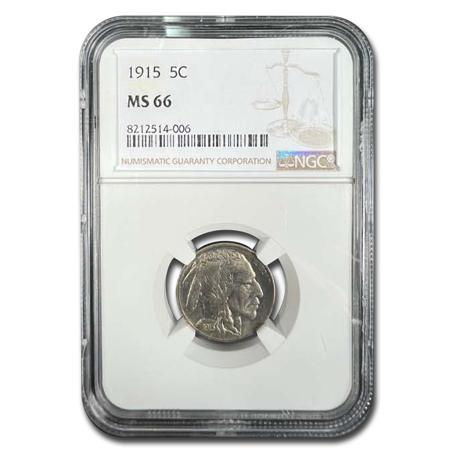 1915 Buffalo Nickel MS-66 NGC