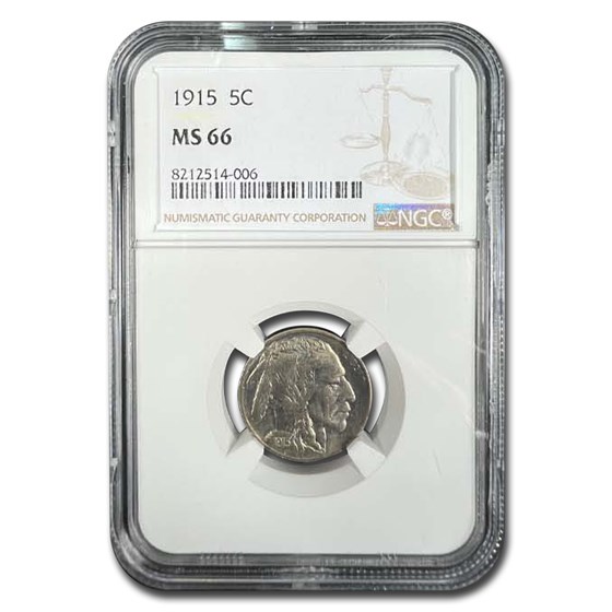 1915 Buffalo Nickel MS-66 NGC 1915 Buffalo Nickel MS-66 NGC
