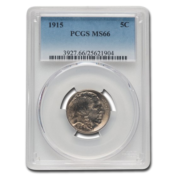 1915 Buffalo Nickel MS-66 PCGS 1915 Buffalo Nickel MS-66 PCGS