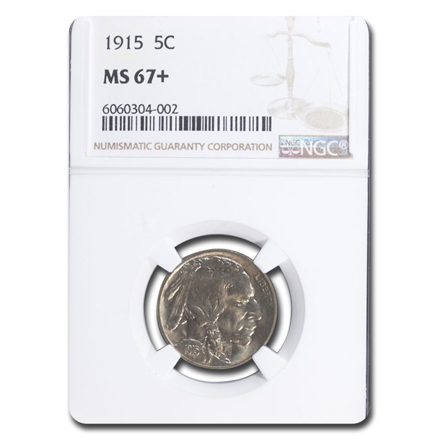1915 Buffalo Nickel MS-67+ NGC