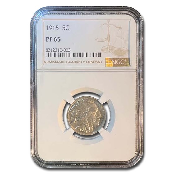 1915 Buffalo Nickel PF-65 NGC 1915 Buffalo Nickel PF-65 NGC