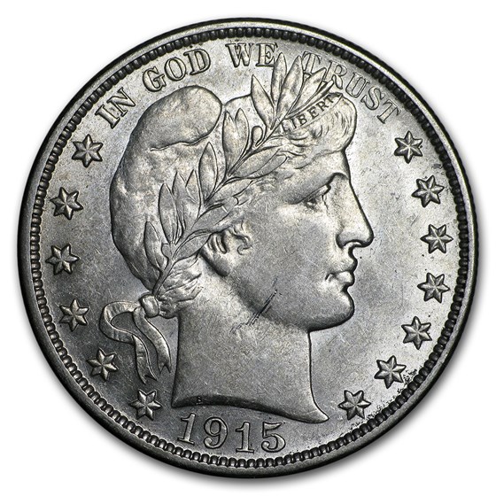 1915-D Barber Half Dollar AU 1915-D Barber Half Dollar AU