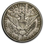 1915-D Barber Half Dollar VF