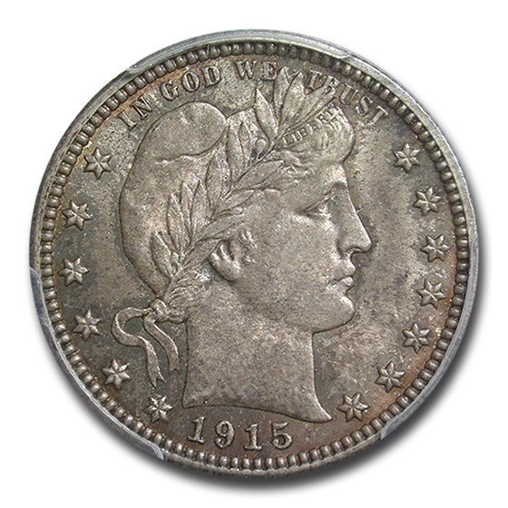 1915-D Barber Quarter MS-64 PCGS 1915-D Barber Quarter MS-64 PCGS