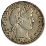 1915-D Barber Quarter XF