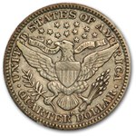 1915-D Barber Quarter XF
