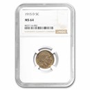 1915-D Buffalo Nickel MS-64 NGC