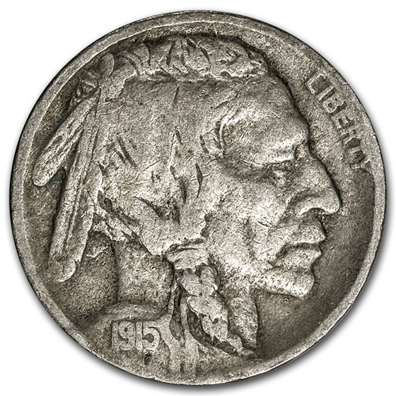 1915-D Buffalo Nickel VG
