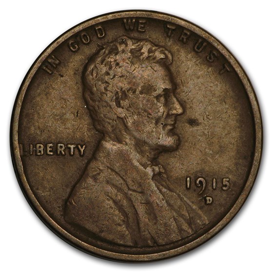 1915-D Lincoln Cent Fine