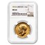 1915 Great Britain Gold Sovereign George V MS-64 NGC