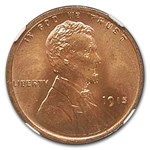 1915 Lincoln Cent MS-66+ NGC (Red)