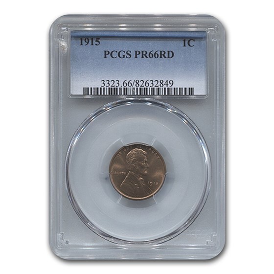 1915 Lincoln Cent PR-66 PCGS (Red) 1915 Lincoln Cent PR-66 PCGS (Red)