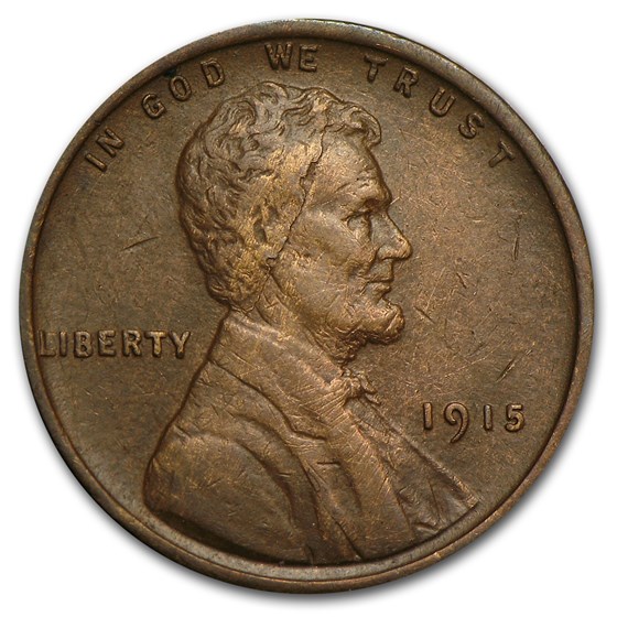 1915 Lincoln Cent VF (Obv Lamination) 1915 Lincoln Cent VF (Obv Lamination)