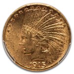 1915-S $10 Indian Gold Eagle MS-62 PCGS