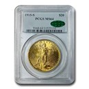 1915-S $20 Saint-Gaudens Gold Double Eagle MS-64 PCGS CAC 1915-S $20 Saint-Gaudens Gold Double Eagle MS-64 PCGS CAC