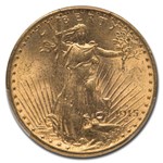 1915-S $20 St Gaudens Gold Double Eagle MS-63 PCGS CAC
