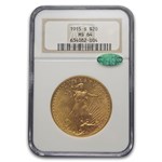 1915-S $20 St Gaudens Gold Double Eagle MS-64 NGC CAC