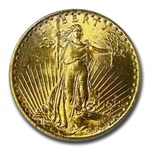 1915-S $20 St Gaudens Gold Double Eagle MS-64 PCGS CAC