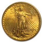 1915-S $20 St Gaudens Gold Double Eagle MS-65 NGC