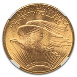 1915-S $20 St Gaudens Gold Double Eagle MS-66 NGC