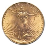 1915-S $20 St Gaudens Gold Double Eagle MS-66 PCGS