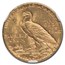 1915-S $5 Indian Gold Half Eagle MS-62 NGC (Green Label)