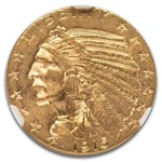 1915-S $5 Indian Gold Half Eagle MS-62 NGC