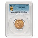 1915-S $5 Indian Gold Half Eagle MS-62 PCGS