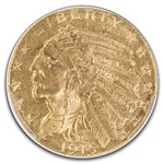 1915-S $5 Indian Gold Half Eagle MS-63 PCGS