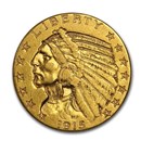 1915-S $5 Indian Gold Half Eagle XF