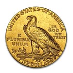1915-S $5 Indian Gold Half Eagle XF