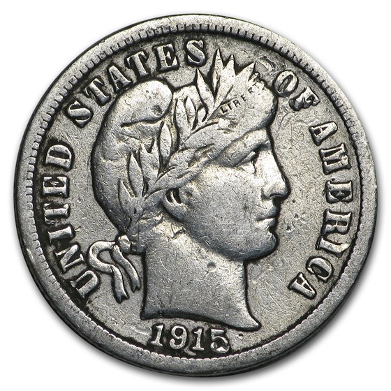 1915-S Barber Dime VF 1915-S Barber Dime VF