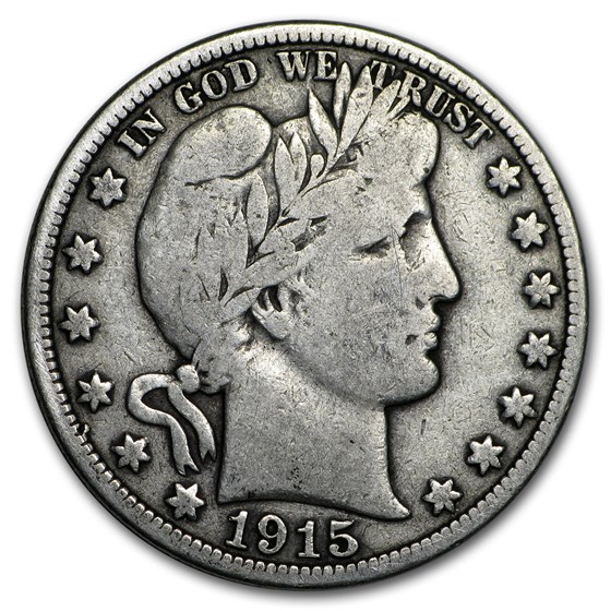 1915-S Barber Half Dollar VG 1915-S Barber Half Dollar VG